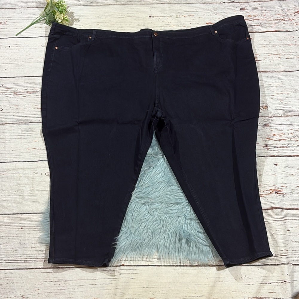 NWOT Universal Standard Petite High Rise Skinny Seine Dark Indigo sz 40 - Picture 2 of 8